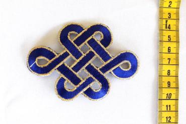 Preview: DARK BLUE ORNAMENT Applikation